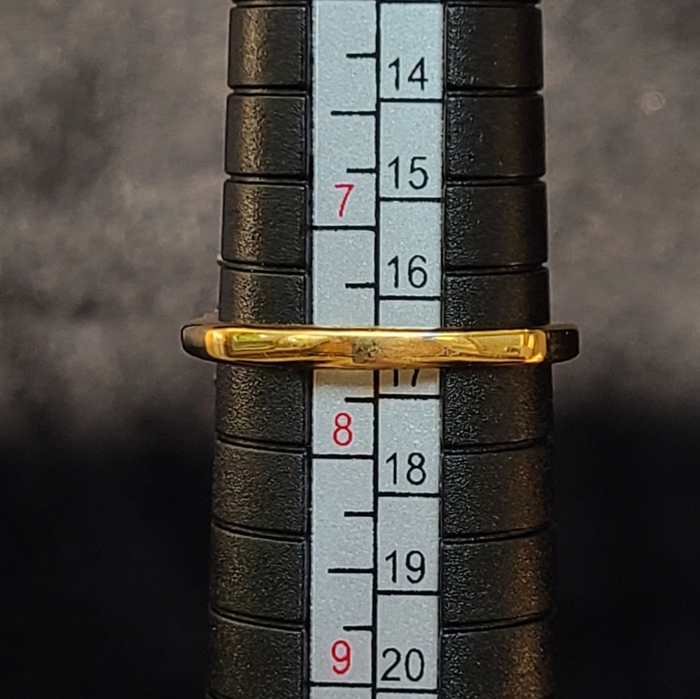 Gold Ruby Cocktail Ring - image 5